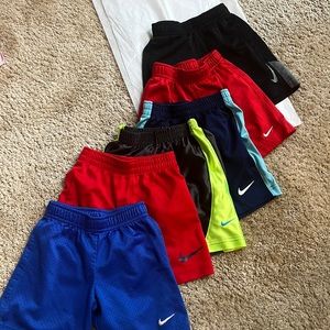 6 Nike boys shorts . 4t